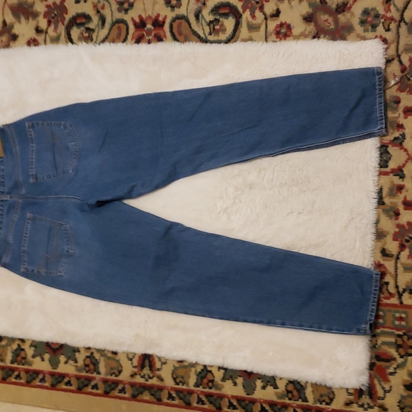 AMERICAN EAGLE Mom Jean Blue Jeans sz 6 Long - Picture 7 of 8